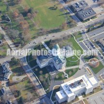 Aerial Photos from a Plane » Augusta, Maine Capital Complex Aerial Photos
